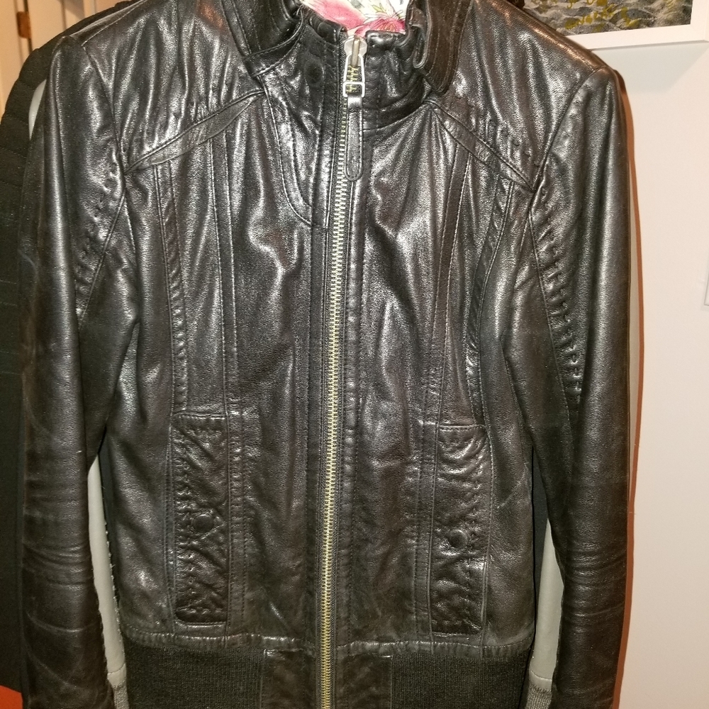 Mackage leather jacket